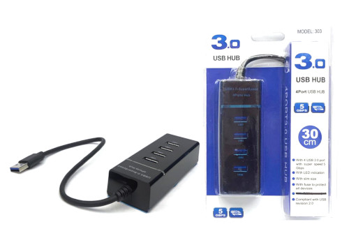 303 USB 3.0 4-Port Hub 